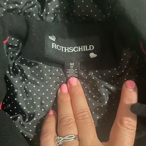 Rothschild Black Toddler Pea Coat - Size 3